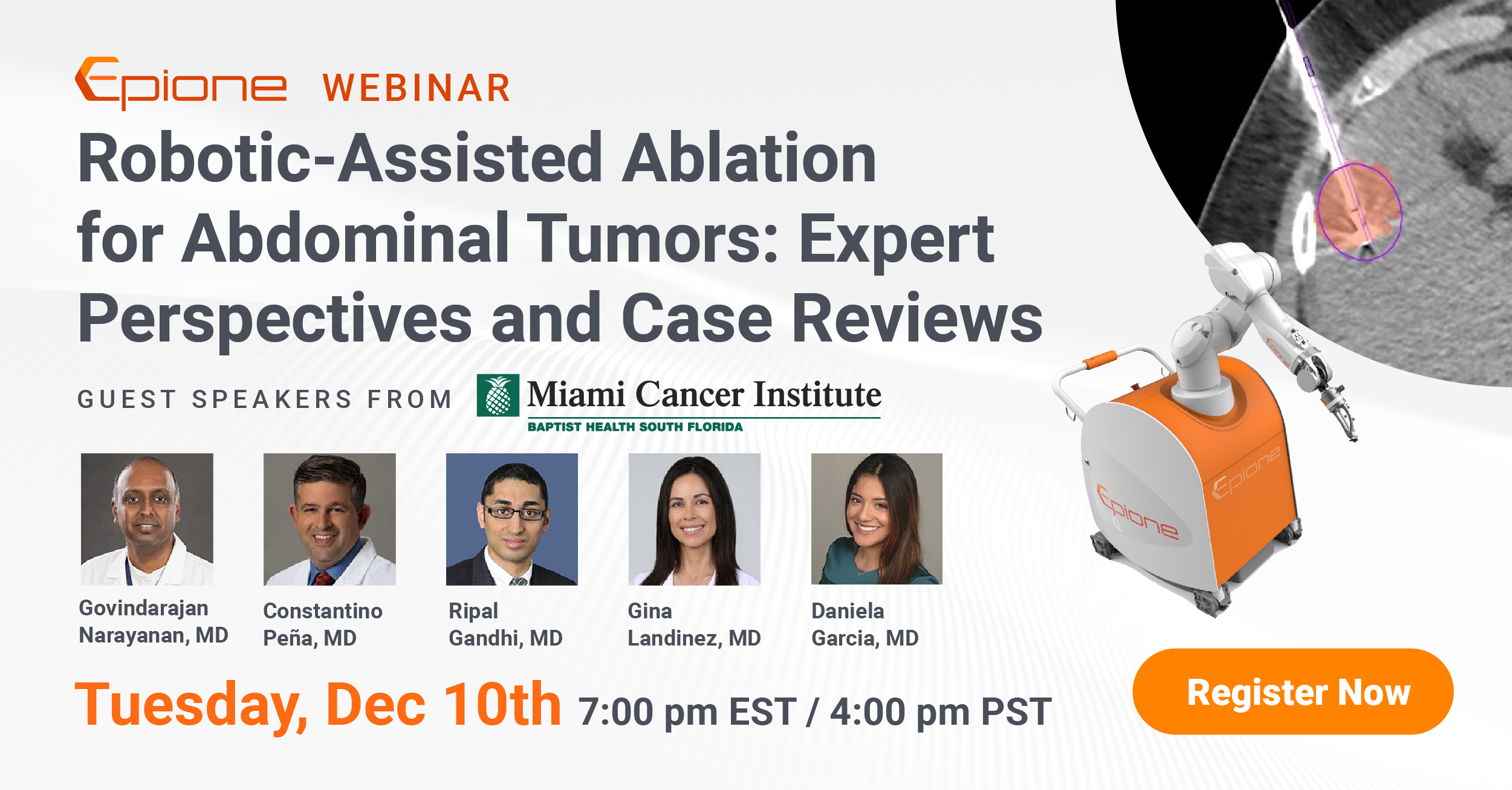 Webinar - Robotic-Assisted Ablation for Abdominal Tumors: Expert Perspectives and Case Reviews